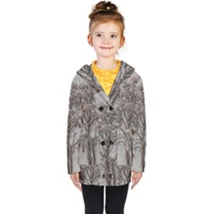 Big Tree Photo Illustration Kids  Double Breasted Button Coat by dflcprintsclothing