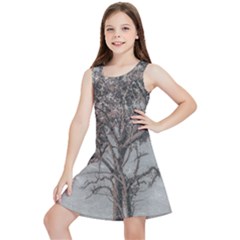 Big Tree Photo Illustration Kids  Lightweight Sleeveless Dress by dflcprintsclothing