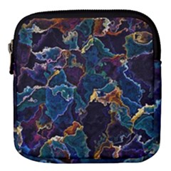 Oil Slick Mini Square Pouch by MRNStudios