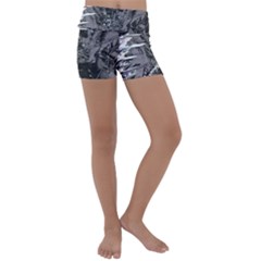 Hg Breeze Kids  Lightweight Velour Yoga Shorts by MRNStudios