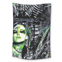 Dubstep Alien Large Tapestry by MRNStudios