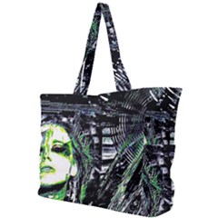 Dubstep Alien Simple Shoulder Bag by MRNStudios