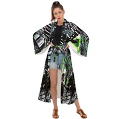 Dubstep Alien Maxi Kimono by MRNStudios