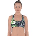 Dubstep Alien Cross Back Hipster Bikini Top  View1