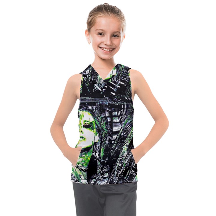 Dubstep Alien Kids  Sleeveless Hoodie