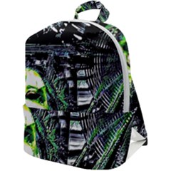 Dubstep Alien Zip Up Backpack by MRNStudios