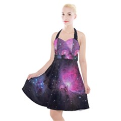 Orion (m42) Halter Party Swing Dress  by idjy