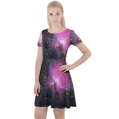 Orion (m42) Cap Sleeve Velour Dress  by idjy