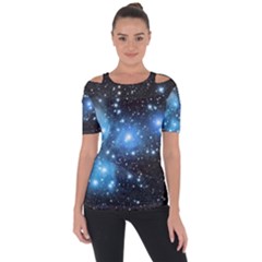 M45 Shoulder Cut Out Short Sleeve Top