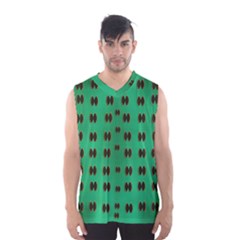 Butterflies In Fresh Green Environment Men s Basketball Tank Top by pepitasart