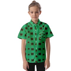 Butterflies In Fresh Green Environment Kids  Short Sleeve Shirt by pepitasart