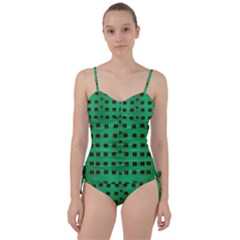 Butterflies In Fresh Green Environment Sweetheart Tankini Set by pepitasart