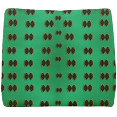 Butterflies In Fresh Green Environment Seat Cushion by pepitasart