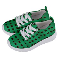 Butterflies In Fresh Green Environment Kids  Lightweight Sports Shoes by pepitasart