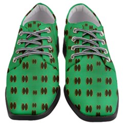 Butterflies In Fresh Green Environment Women Heeled Oxford Shoes by pepitasart