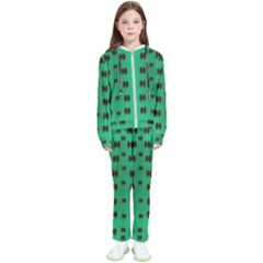 Butterflies In Fresh Green Environment Kids  Tracksuit by pepitasart