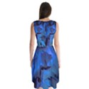 Peony in Blue Sleeveless Chiffon Dress   View2