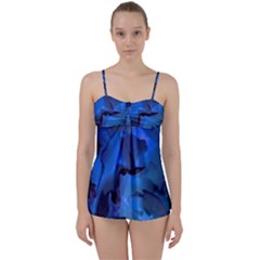 Peony In Blue Babydoll Tankini Set by LavishWithLove