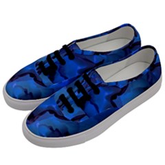 Peony In Blue Men s Classic Low Top Sneakers by LavishWithLove