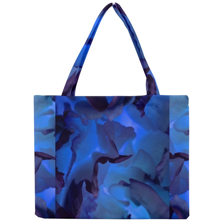 Peony in Blue Mini Tote Bag