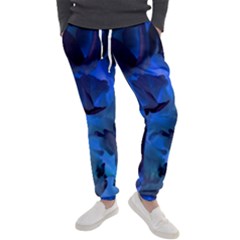 Peony In Blue Men s Jogger Sweatpants by LavishWithLove