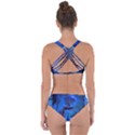 Peony in Blue Criss Cross Bikini Set View2