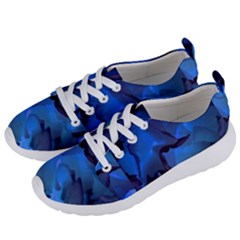 Peony In Blue Women s Lightweight Sports Shoes by LavishWithLove