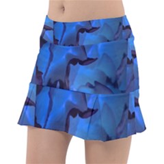 Peony In Blue Classic Tennis Skirt by LavishWithLove