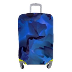 Peony In Blue Luggage Cover (small)