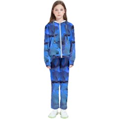 Peony In Blue Kids  Tracksuit by LavishWithLove