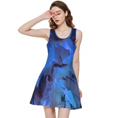 Peony In Blue Inside Out Racerback Dress