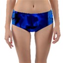 Peony in Blue Reversible Mid-Waist Bikini Bottoms View3