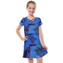 Peony in Blue Kids  Cross Web Dress View1