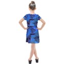 Peony in Blue Kids  Cross Web Dress View2