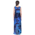 Peony in Blue Empire Waist Maxi Dress View2