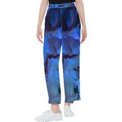 Peony In Blue Women s Pants 