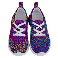 Vibrant Violet Mandala Running Shoes