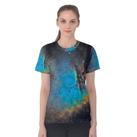 Pacman Nebula (ngc281) Women s Cotton Tee by idjy