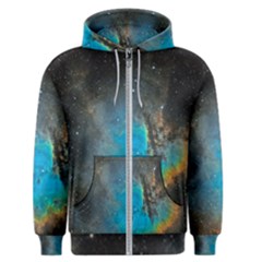 Pacman Nebula (ngc281) Men s Zipper Hoodie