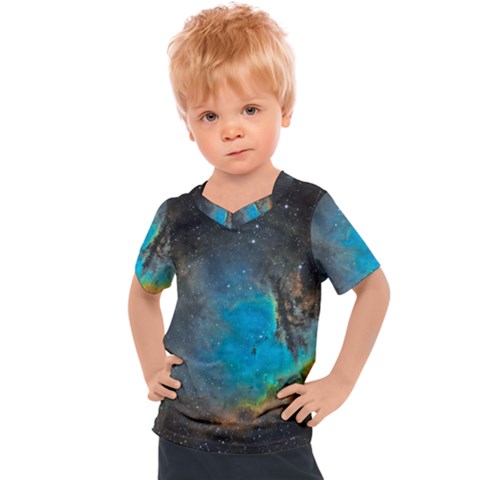 Pacman Nebula (ngc281) Kids  Sports Tee by idjy