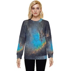 Pacman Nebula (ngc281) Hidden Pocket Sweatshirt by idjy