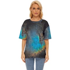 Pacman Nebula (ngc281) Oversized Basic Tee by idjy