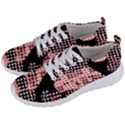 Abstrait Effet Formes Noir/Rose Men s Lightweight Sports Shoes View2