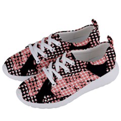 Abstrait Effet Formes Noir/rose Women s Lightweight Sports Shoes by kcreatif