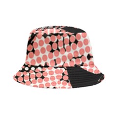 Abstrait Effet Formes Noir/rose Bucket Hat