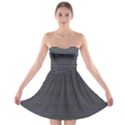 Chevron colors blanc/noir Strapless Bra Top Dress View1