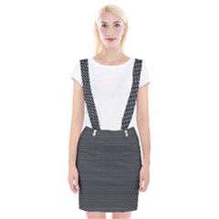 Chevron Colors Blanc/noir Braces Suspender Skirt by kcreatif