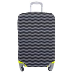 Chevron Colors Blanc/noir Luggage Cover (medium) by kcreatif