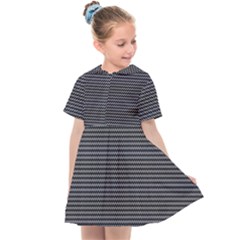 Chevron Colors Blanc/noir Kids  Sailor Dress by kcreatif