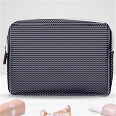 Chevron Colors Blanc/noir Make Up Pouch (medium) by kcreatif